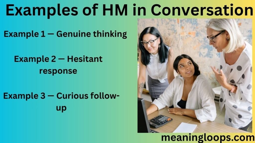 ๐ฌ Examples of HM in Conversation