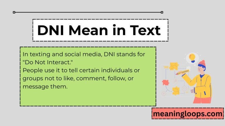 DNI Mean in Text
