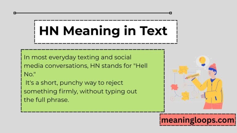 HN Meaning in Text