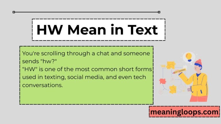 HW Mean in Text