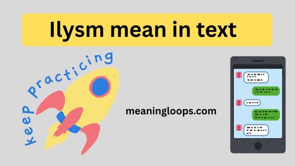 Ilysm mean in text in Urdu