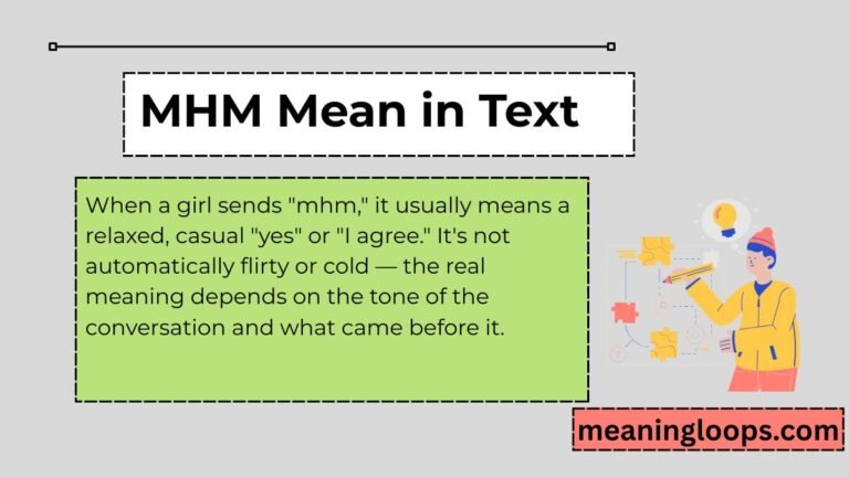 MHM Mean in Text