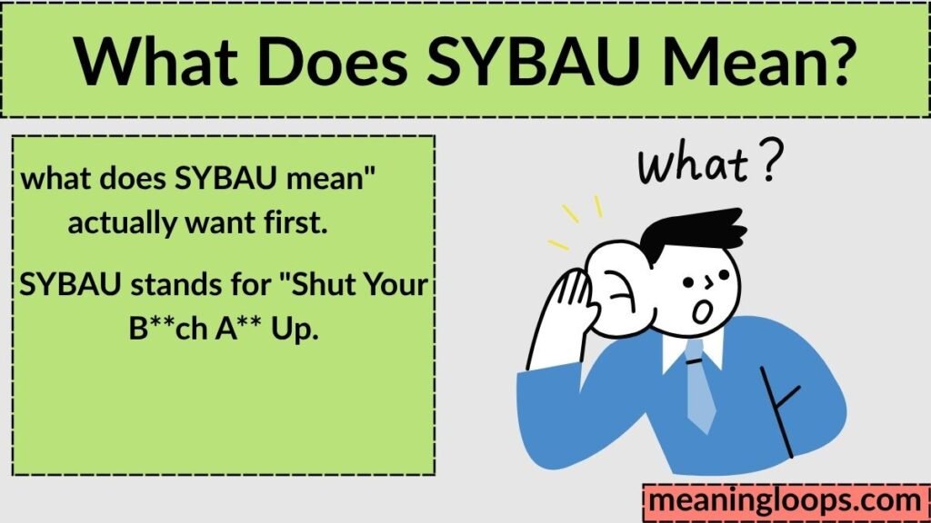 What Does SYBAU Mean?