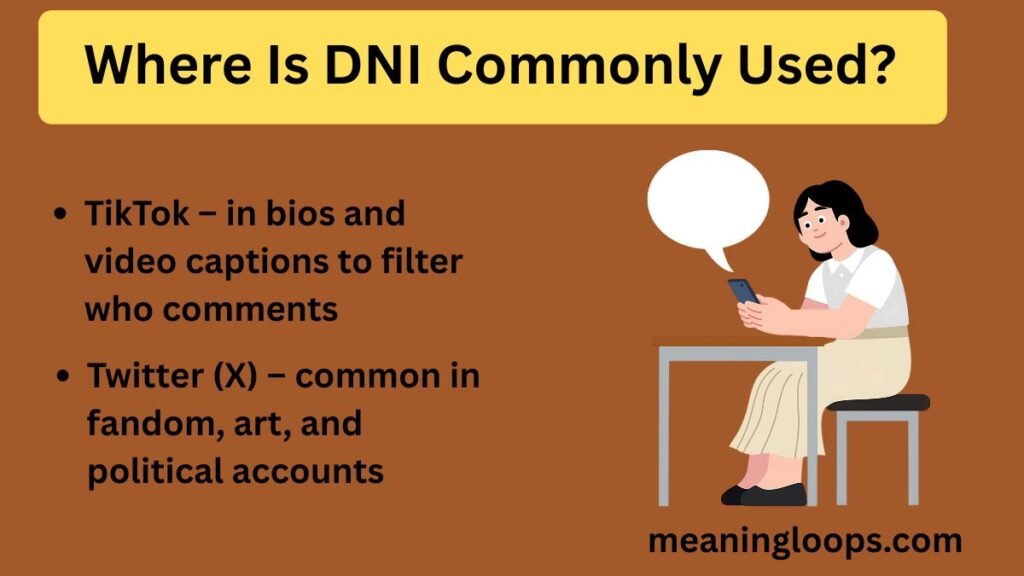📱 Where Is DNI Commonly Used?