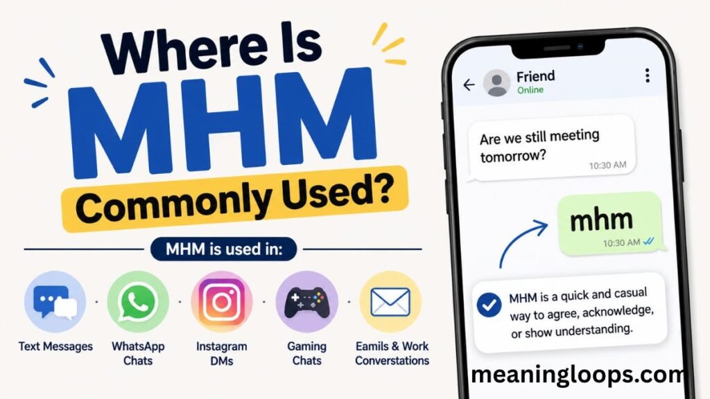 📱 Where Is MHM Commonly Used?