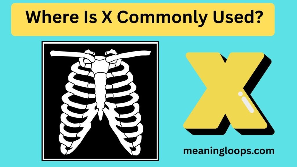 Where Is X Commonly Used?