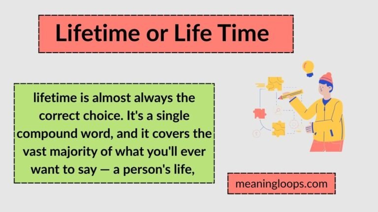 Lifetime or Life Time: What's the Real Difference?