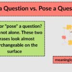 Ask a Question vs. Pose a Question