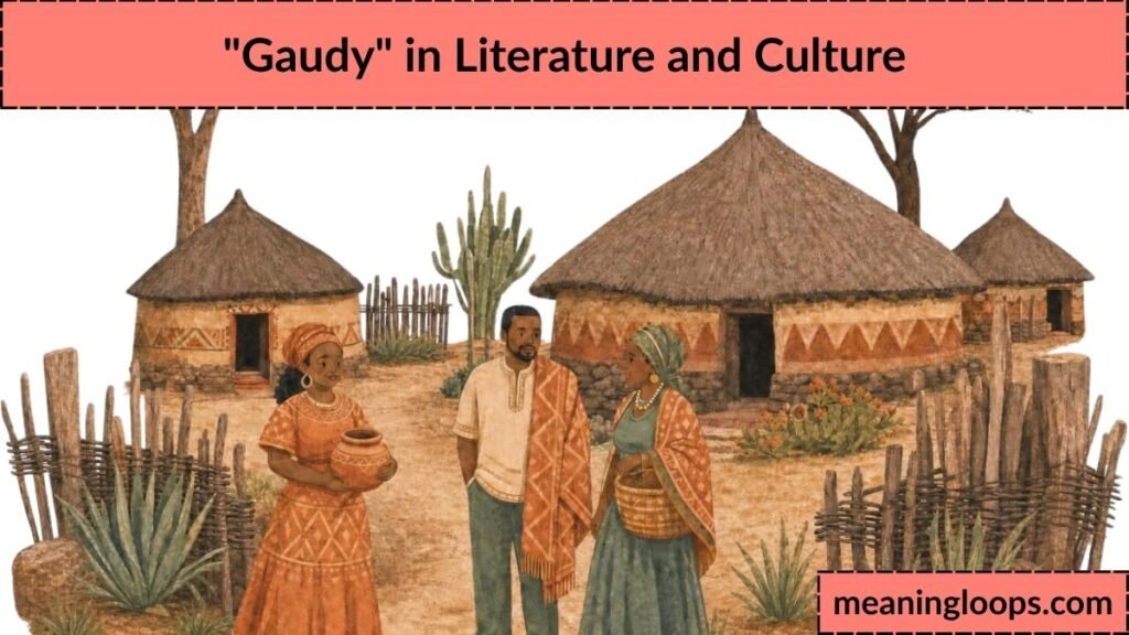"Gaudy" in Literature and Culture