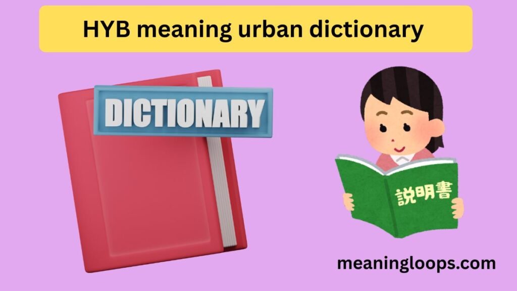 HYB meaning urban dictionary