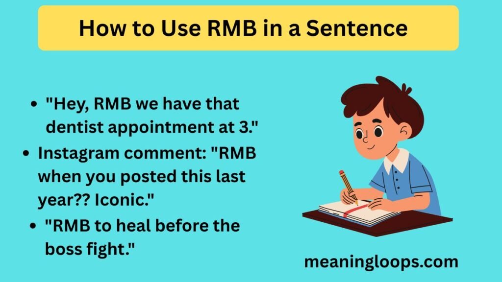 How to Use RMB in a Sentence (Real Examples)