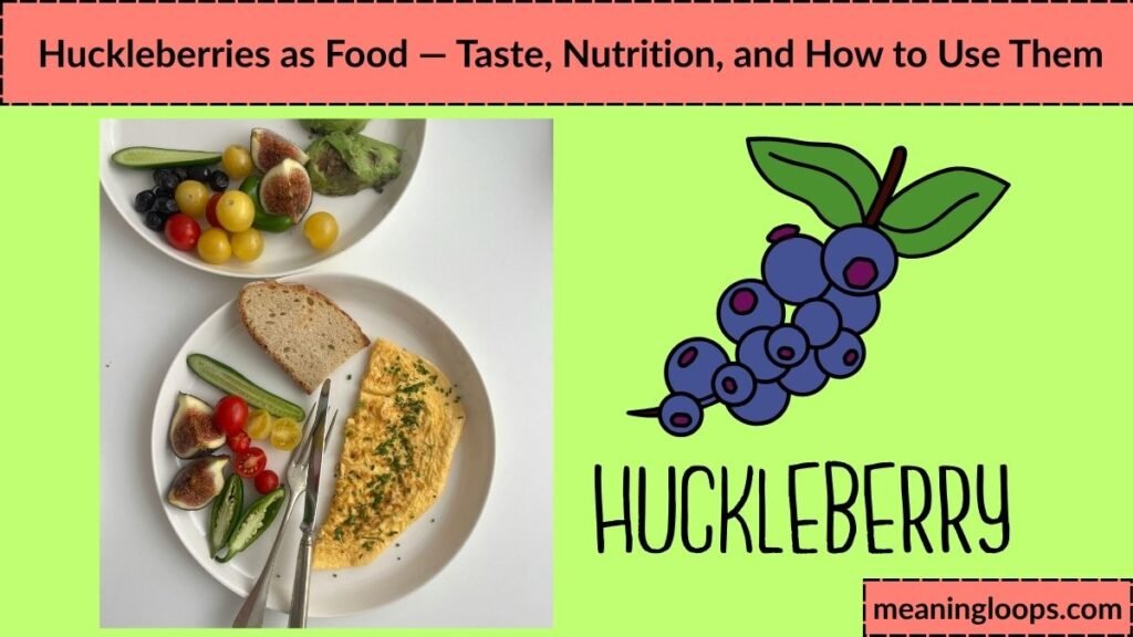 Huckleberries as Food — Taste, Nutrition, and How to Use Them