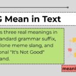 ING Mean in Text