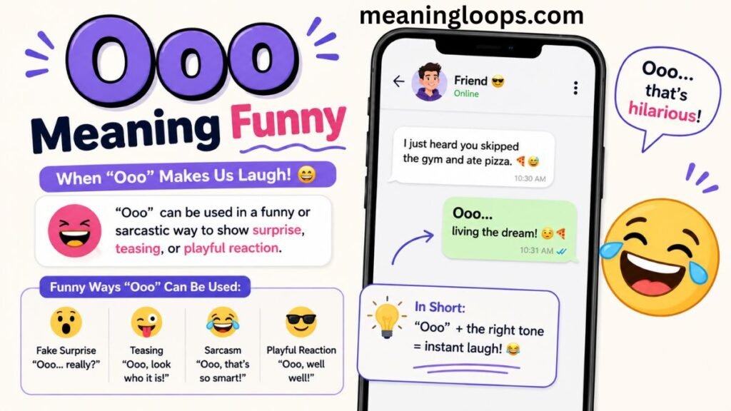 Ooo meaning funny
