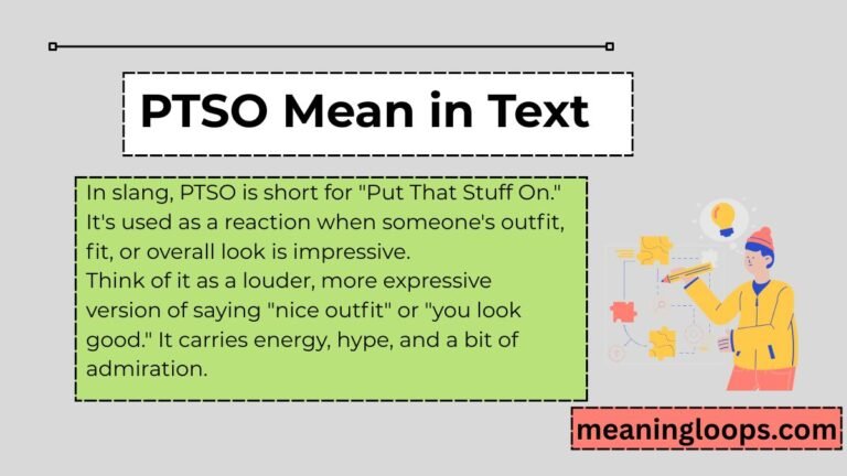 PTSO Mean in Text