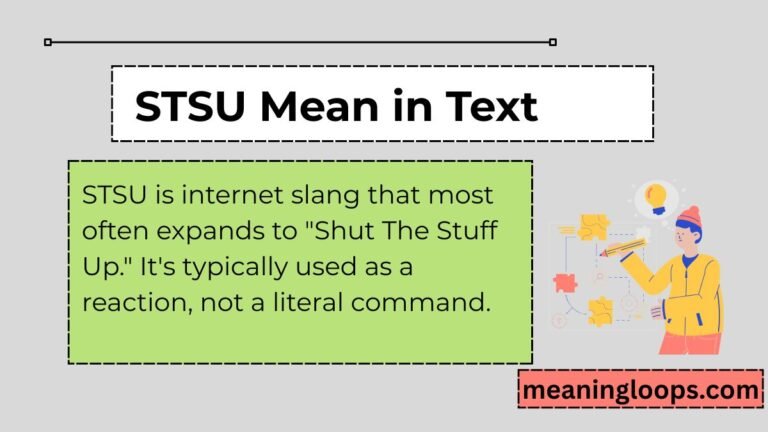 STSU Mean in Text