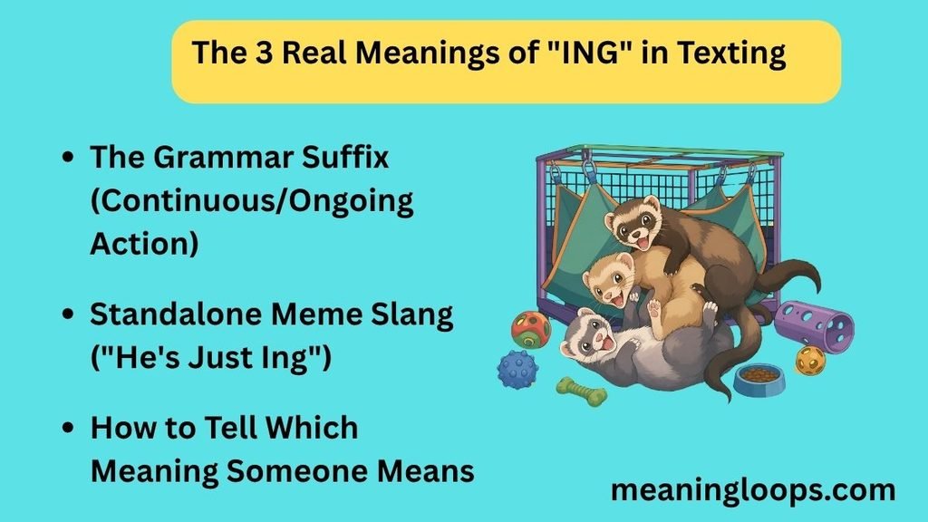 The 3 Real Meanings of "ING" in Texting