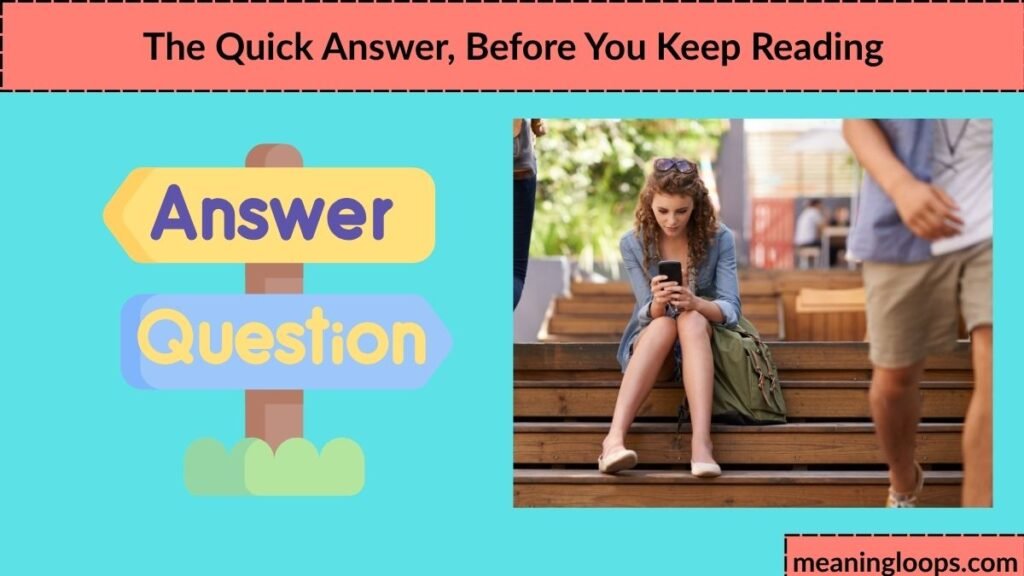 The Quick Answer, Before You Keep Reading