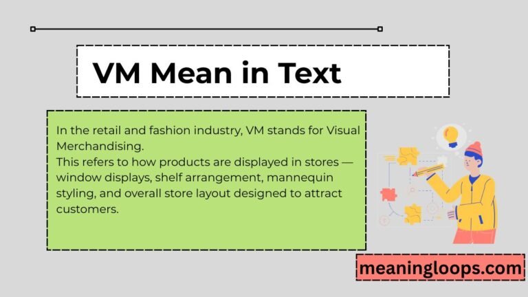 VM Mean in Text