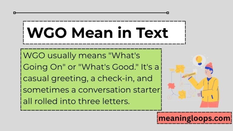 WGO Mean in Text
