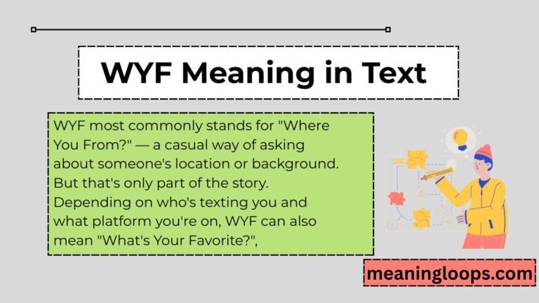 WYF Meaning in Text