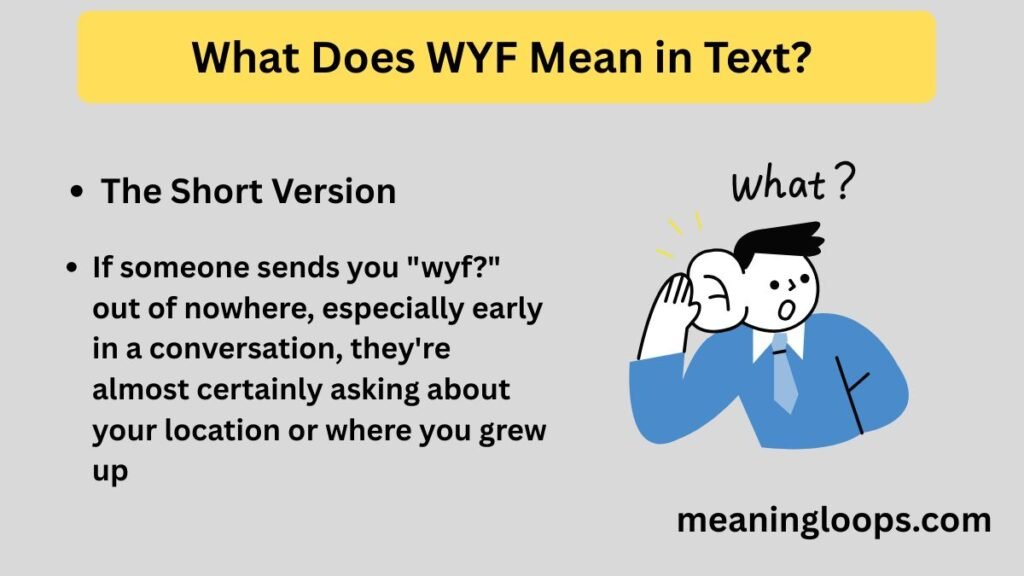What Does WYF Mean in Text?