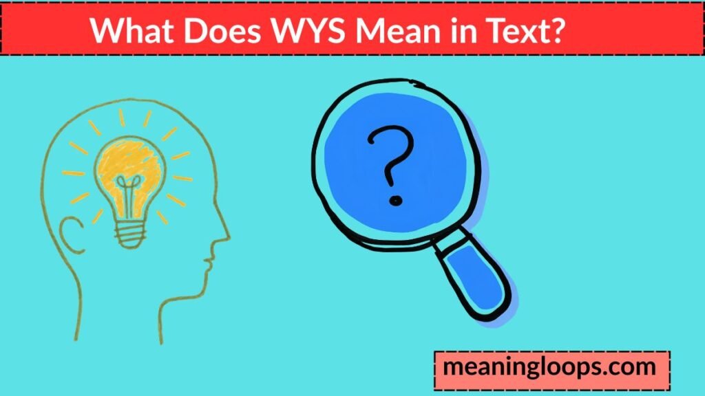 What Does WYS Mean in Text?