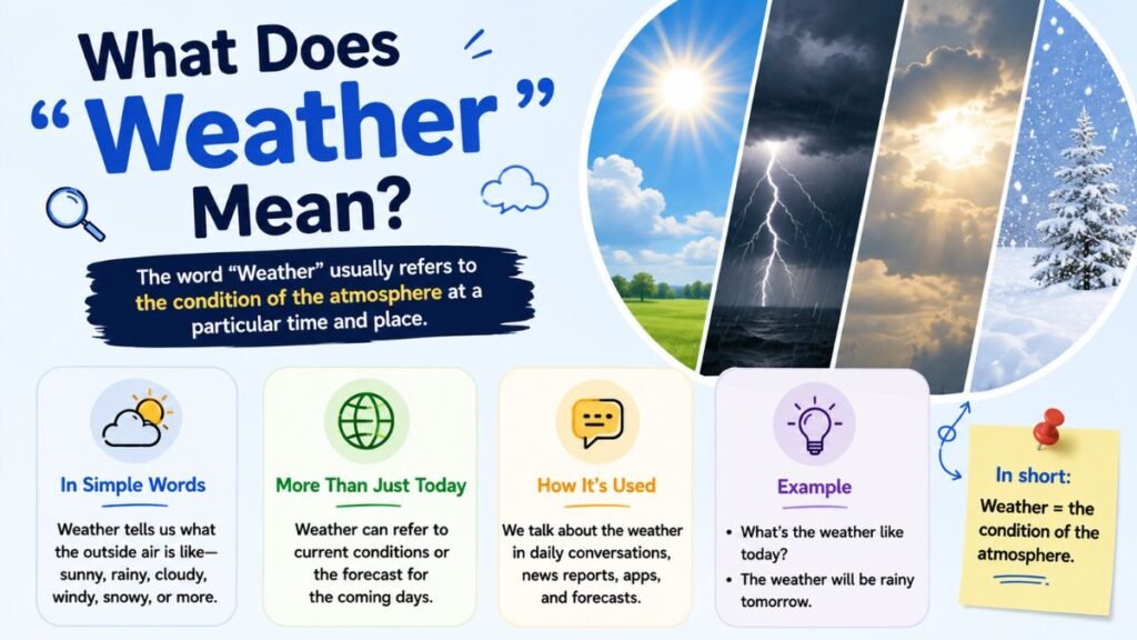 What Does "Weather" Mean?