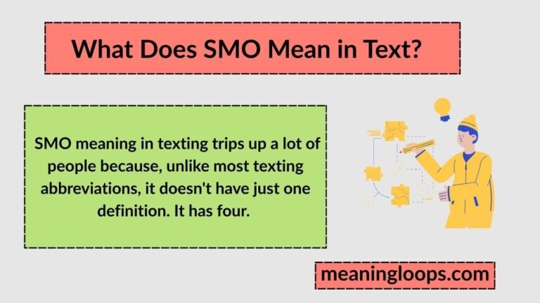 What does SMO mean in text