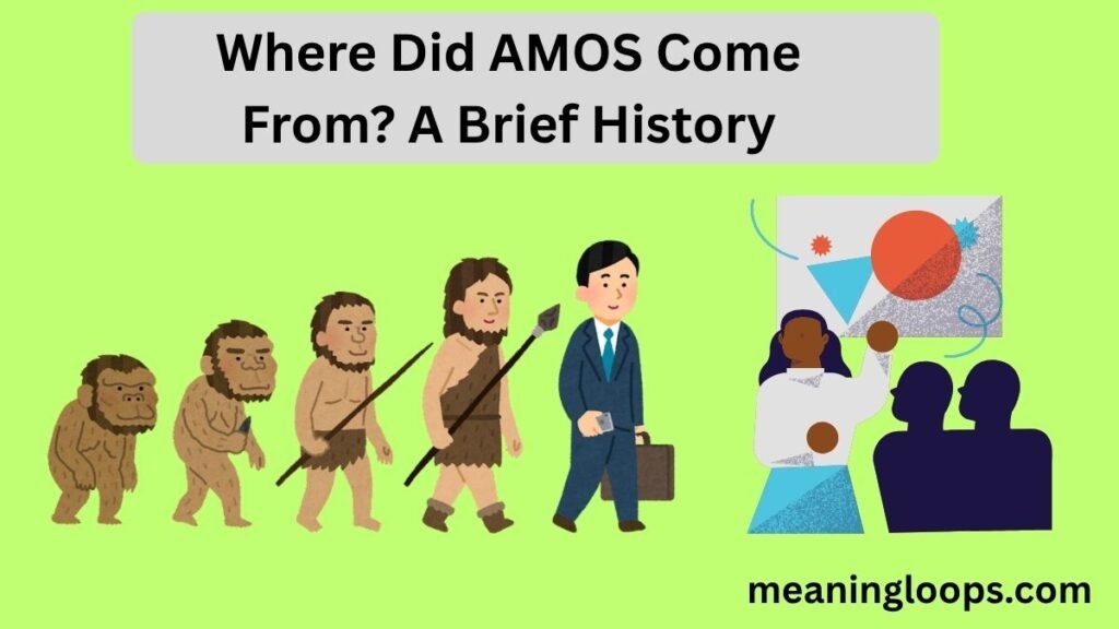 Where Did AMOS Come From? A Brief History
