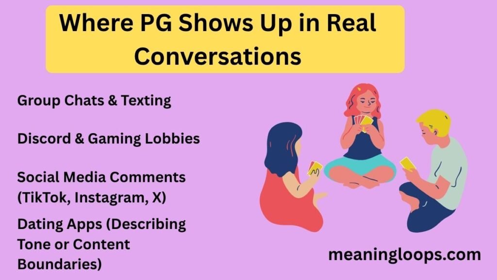 Where PG Shows Up in Real Conversations