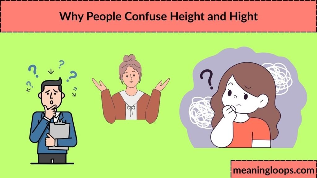 Why People Confuse Height and Hight