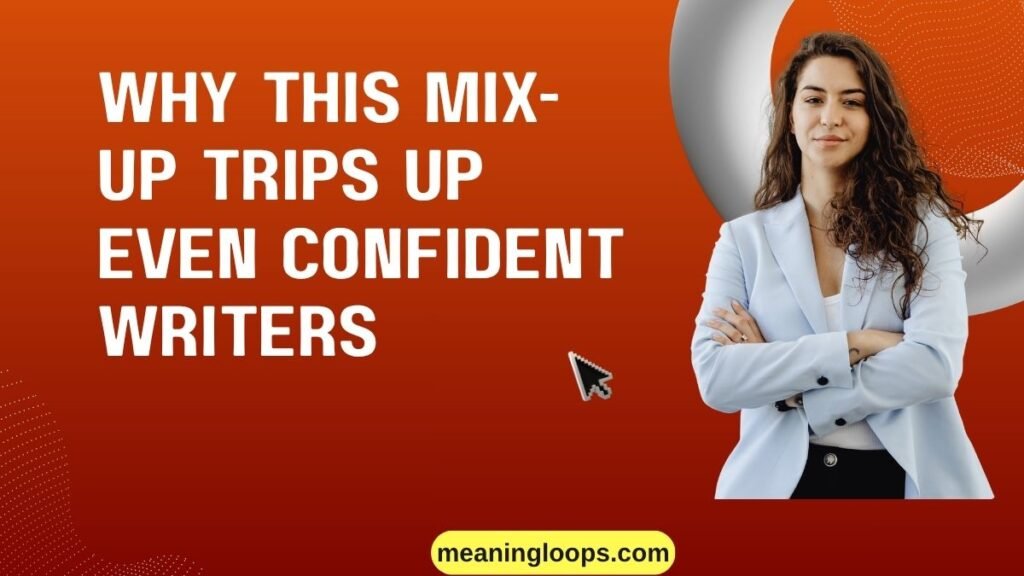 Why This Mix-Up Trips Up Even Confident Writers