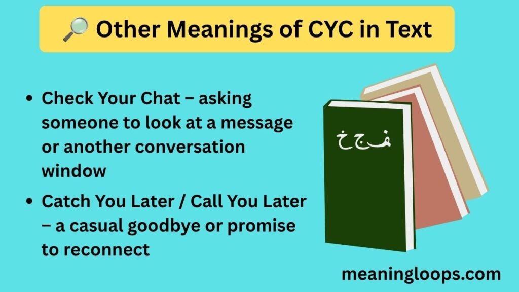 🔎 Other Meanings of CYC in Text