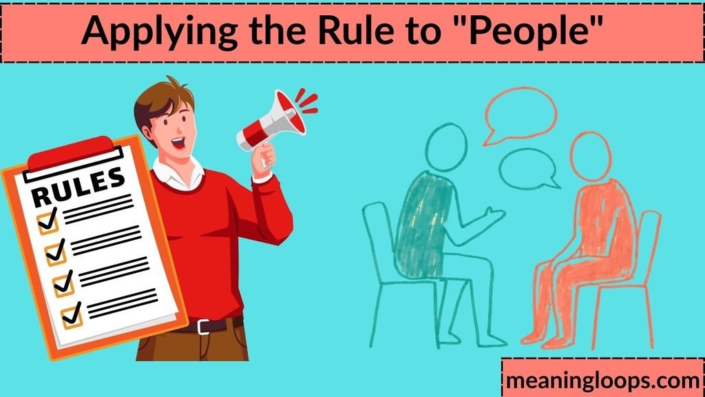 Applying the Rule to "People"