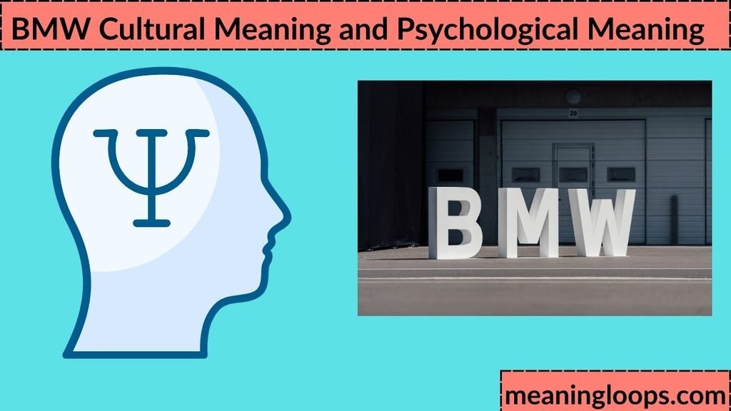 BMW Cultural Meaning and Psychological Meaning