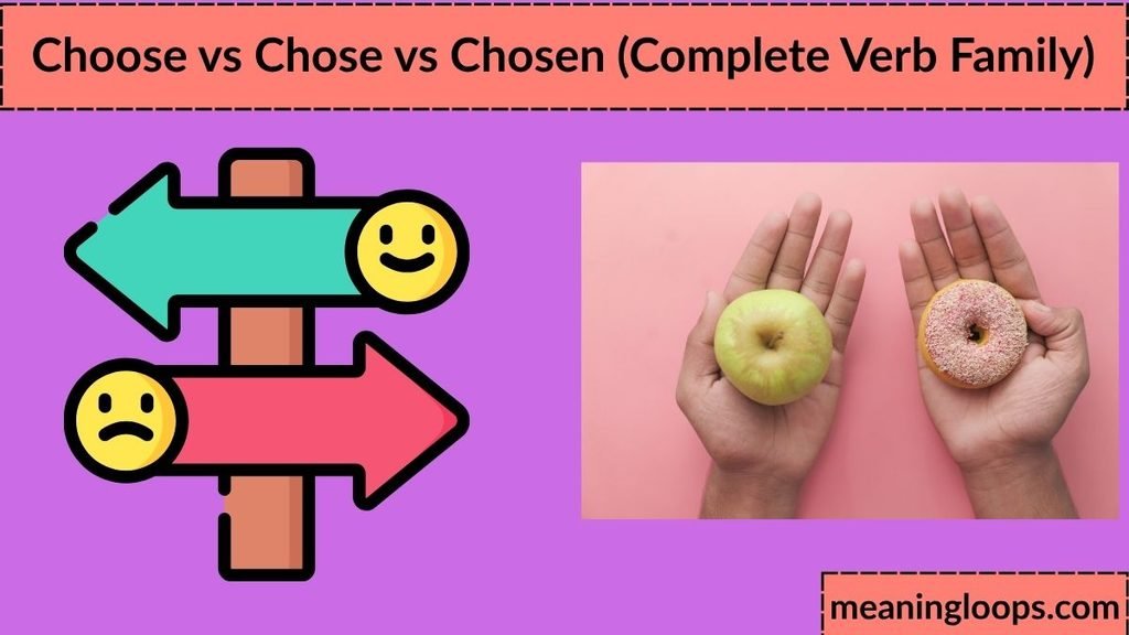 Choose vs Chose vs Chosen (Complete Verb Family)