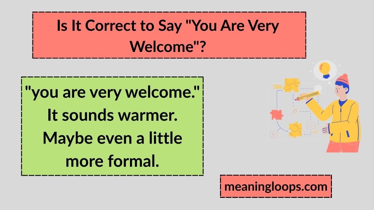 Is It Correct to Say "You Are Very Welcome"? Meaning, Grammar & When to Use It