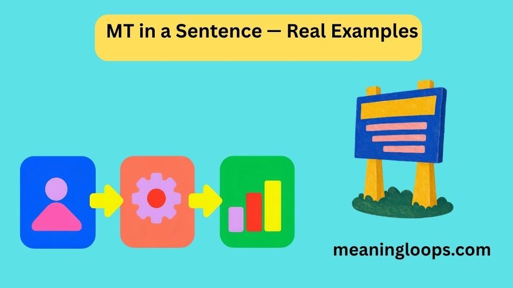 MT in a Sentence — Real Examples