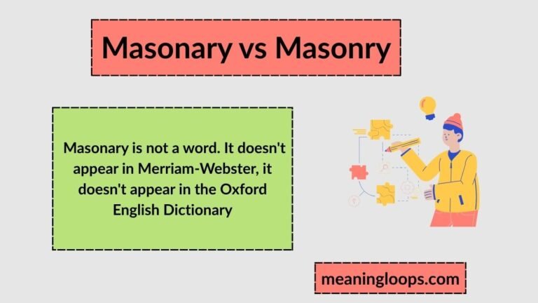 Masonary vs Masonry: Which Spelling Is Actually Correct? (Full Guide)