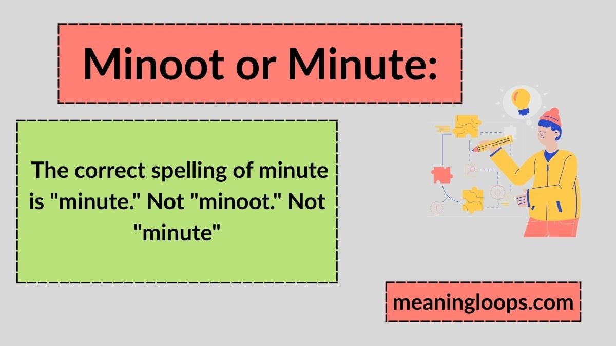 Minoot or Minute: Which Spelling Is Correct?