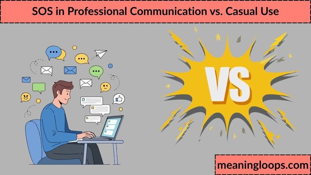 SOS in Professional Communication vs. Casual Use