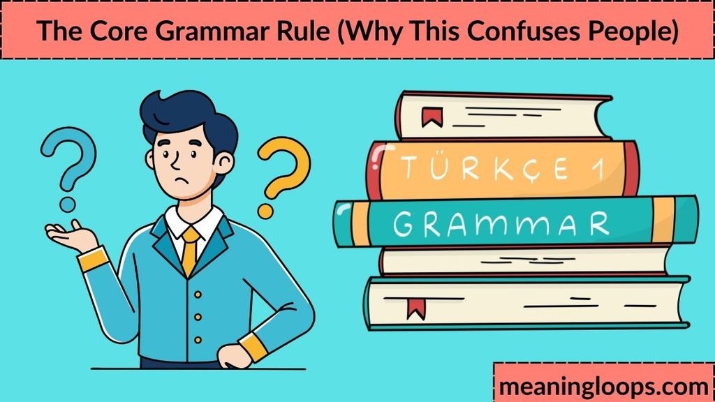 The Core Grammar Rule (Why This Confuses People)