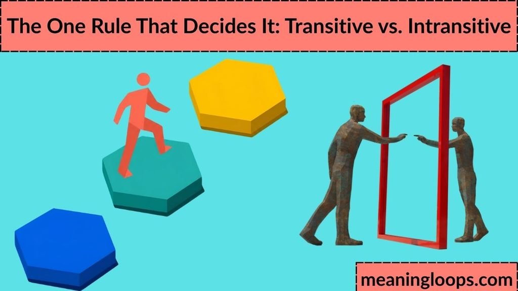 The One Rule That Decides It: Transitive vs. Intransitive
