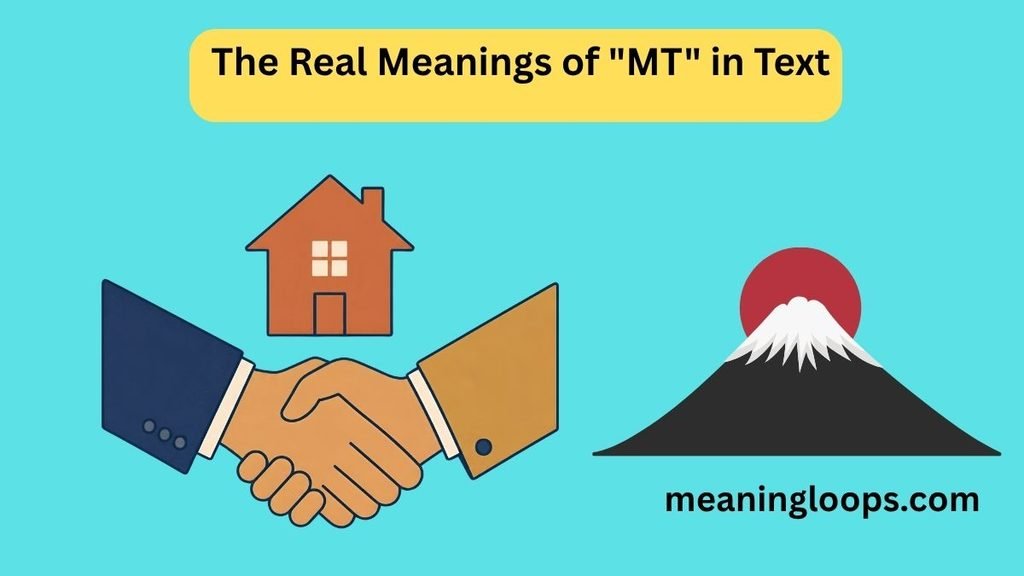 The Real Meanings of "MT" in Text
