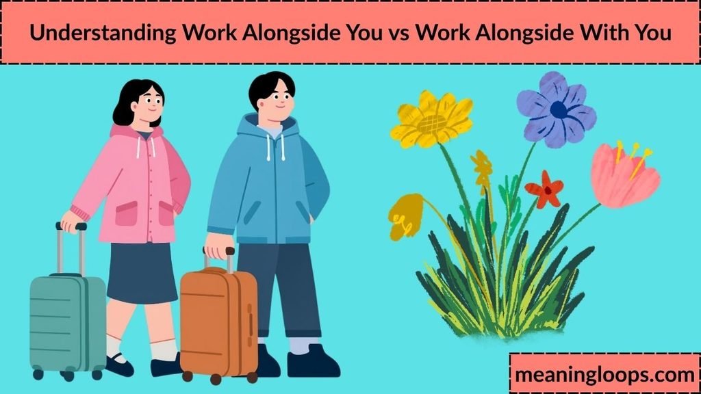 Understanding Work Alongside You vs Work Alongside With You
