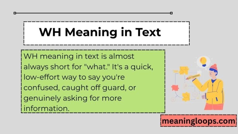 WH Meaning in Text