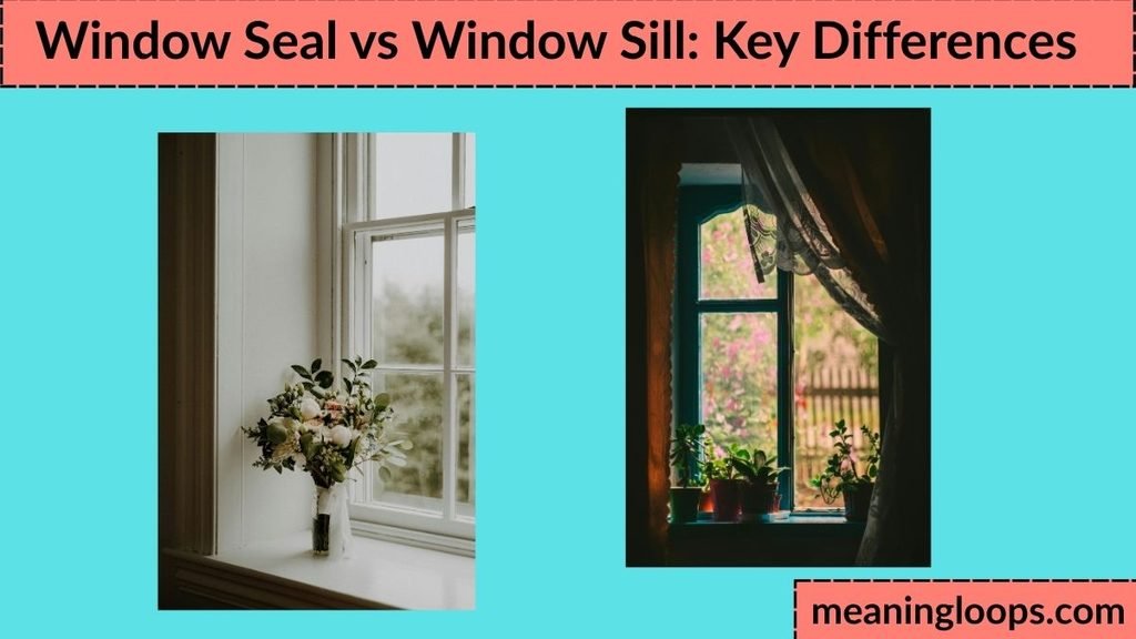Window Seal vs Window Sill: Key Differences