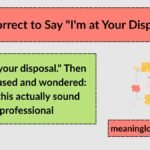 Is It Correct to Say "I'm at Your Disposal"? A Complete Guide