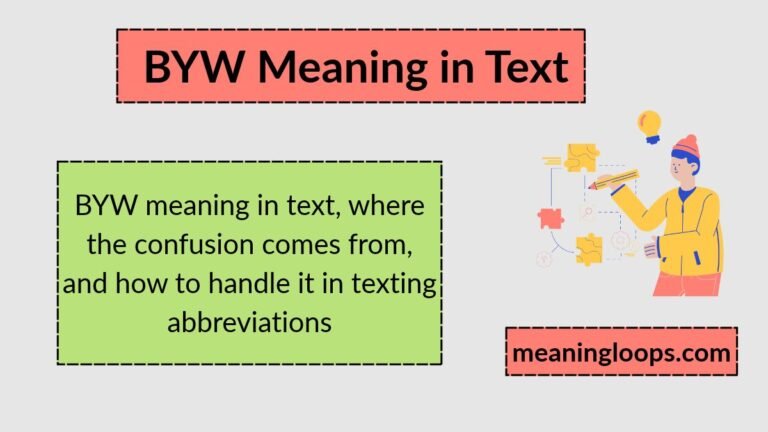 BYW Meaning in Text: What It Really Means in Messages, Social Media, and Online Chats